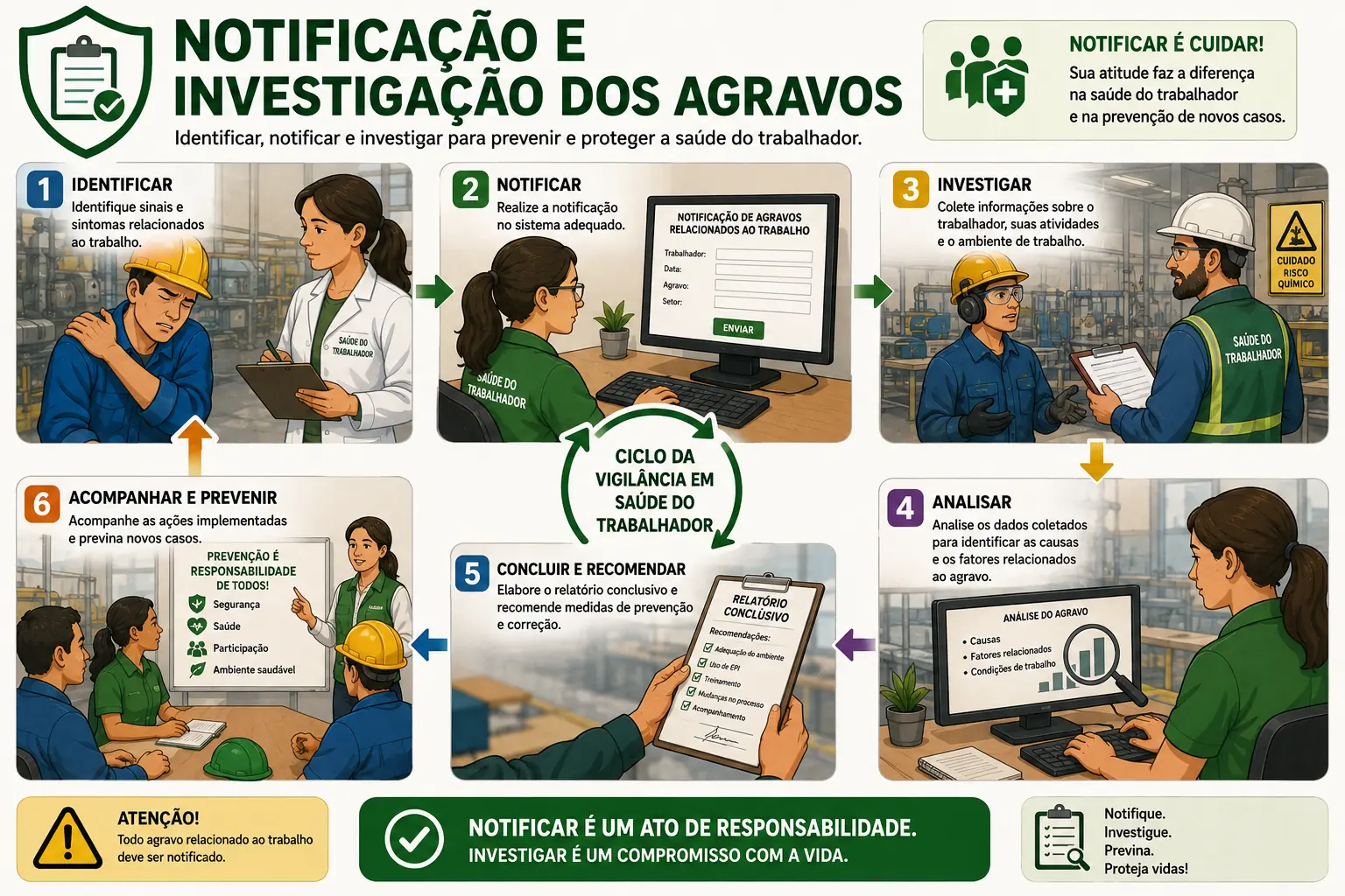 Notificação e investigação dos agravos